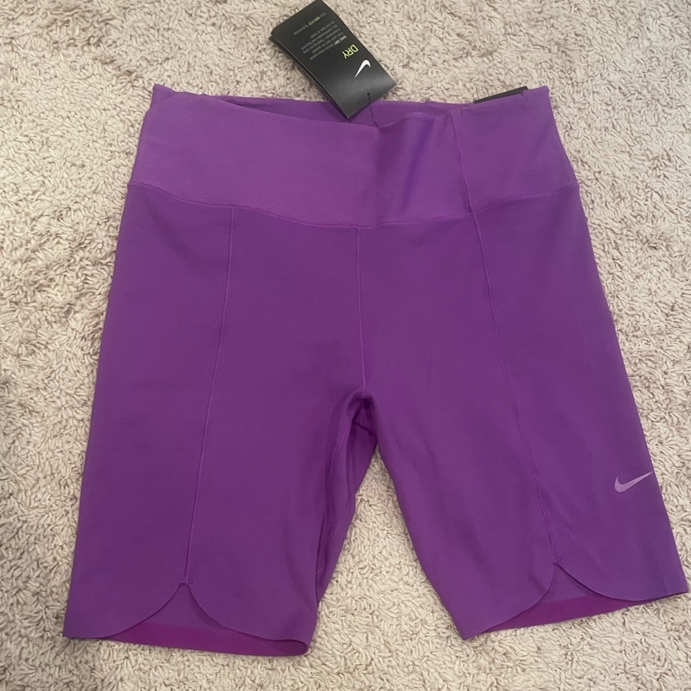 Purple nike short 7” length